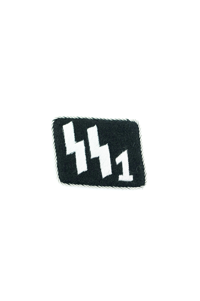 WW2 german badge,wehrmacht collar insignia,Luftwaffe collar insignia,SS collar insignia,SS SS-VT Deutschland collar tab,german badge WWII,militaria german,WWII german,wehrmacht badge,Luftwaffe badge,SS badge,WWII military surplus,WWII german insignia,german collar insignia