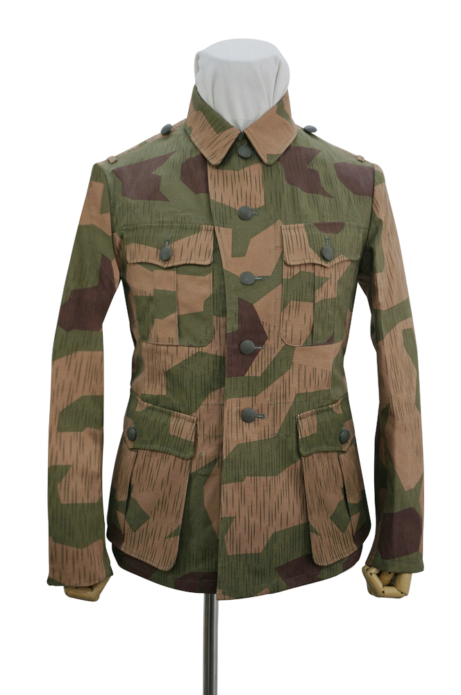 German Camo tunic,German uniforms,SS uniforms,Wehrmacht uniforms,German camouflage jacket,WW2 uniforms,Splinter 42 Revered Color,WW2 camo,WWII camo,WW2 German camouflage,WWII German camouflage,German Camo Uniform,M40 tunic