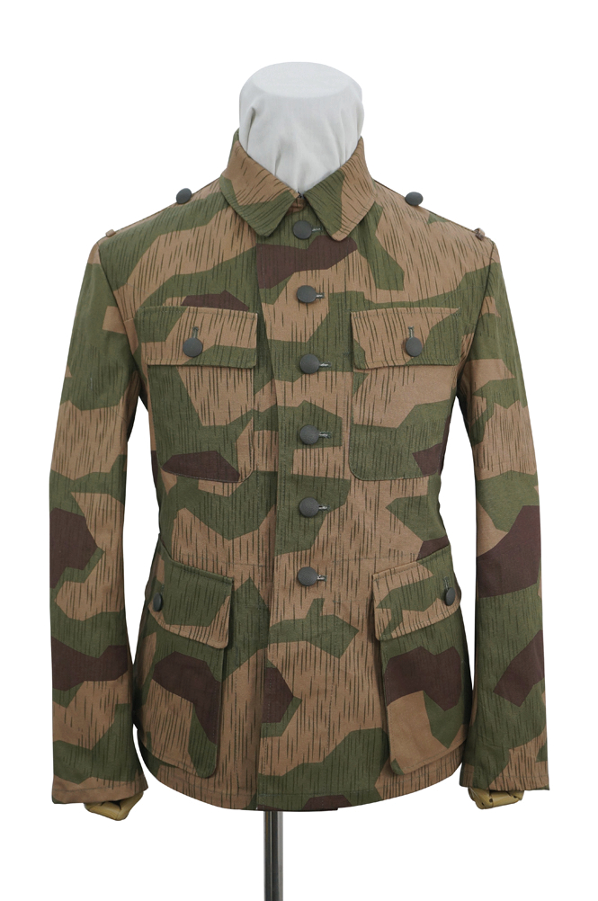 German Camo tunic,German uniforms,SS uniforms,Wehrmacht uniforms,German camouflage jacket,WW2 uniforms,Splinter 42 Revered Color,WW2 camo,WWII camo,WW2 German camouflage,WWII German camouflage,German Camo Uniform,M43 tunic