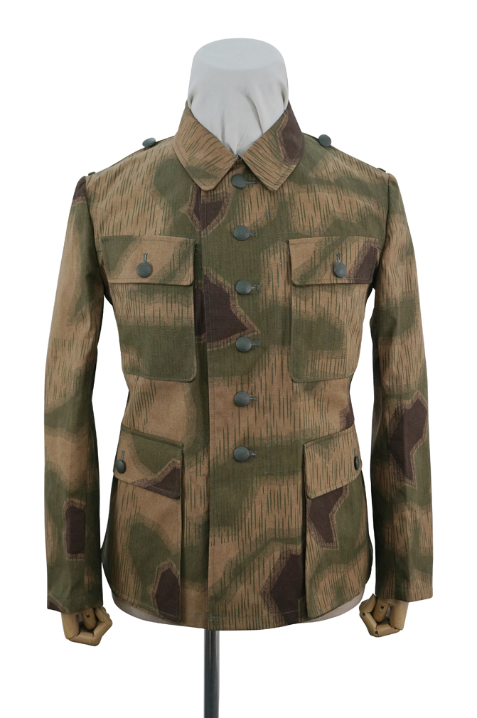 German Camo tunic,German uniforms,SS uniforms,Wehrmacht uniforms,German camouflage jacket,WW2 uniforms,Splinter 42 Revered Color,WW2 camo,WWII camo,WW2 German camouflage,WWII German camouflage,German Camo Uniform,M44 tunic,Marsh Sumpfsmuster 44