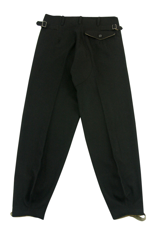 WWII German SS panzer black wool trousersWool Panzer Trousers -Military  Harbor