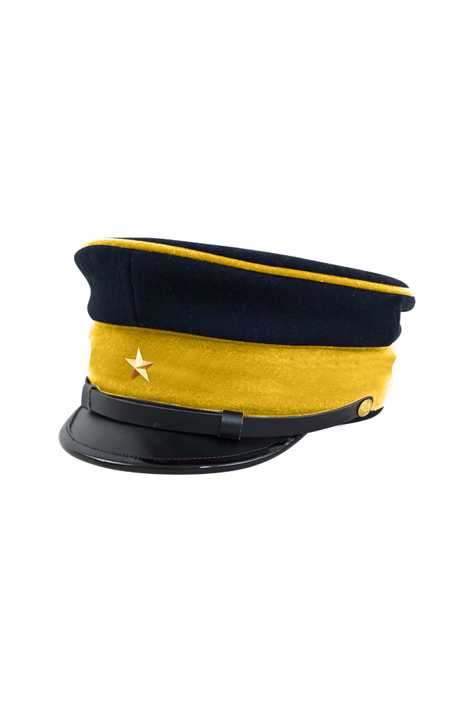 M1886 Japanese empire Meiji Second Type visor cap infantry company officer  明治19年日本帝国陸軍二種步兵尉官用軍帽制帽Japanese Meiji Visor cap -Military Harbor