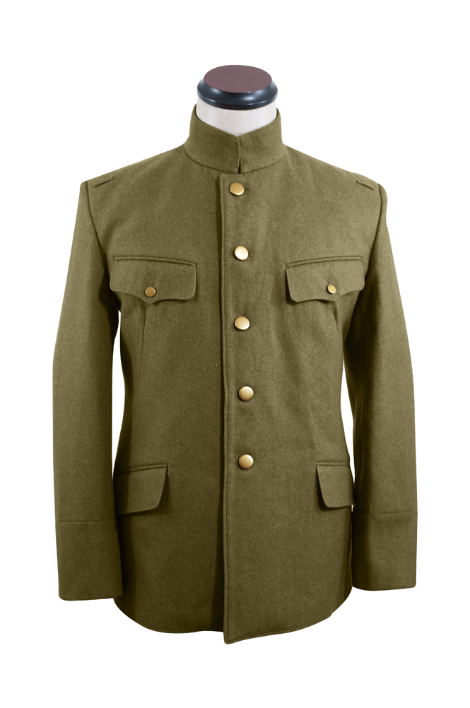 WWII Japanese IJA M1906 Type38 Wool tunic yellowish brown