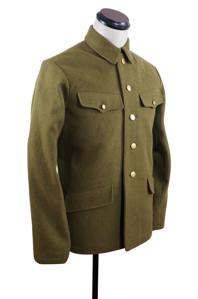 WWII Japanese IJA M1930 Showa Type 5 EM Wool tunic olive
