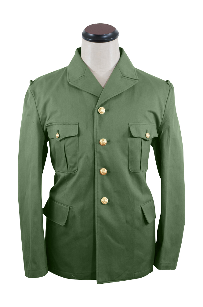 WWII Japanese IJN Navy Marine tunic/jacket Khaki 第二次世界大戦 日本帝国海軍陸戦隊ジャケット軍衣  茶系Navy Tunics -Military Harbor